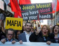 Protestas Malta asesinato Caruana