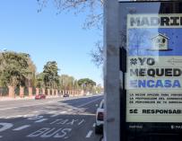 Madrid vacío por el coronavirus