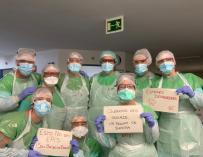 Los sanitarios españoles piden equipos de protección