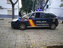 Un coche de la Policía Nacional en Palma