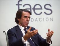 El expresidente del gobierno José María Aznar
