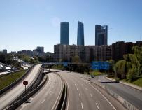 Panorámica de Madrid sin contaminación