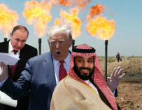 Putin, Trump y Bin Salman, la nueva troika de poder del petróleo.