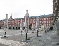 Plaza Mayor Madrid vacía