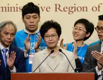 Carrie Lam, la candidata más cercana a China, liderará una Hong Kong dividida