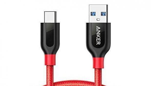 Fotografía del cable USB Powerline de Anker.