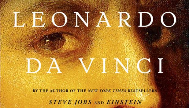 Fotografía del libro Leonardo Da Vinci de Walter Isaacson.