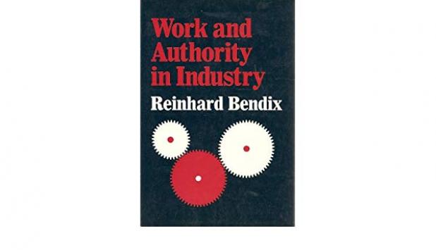 Fotografía del libro Work and Authority in Industry de Reinhard Bendix .