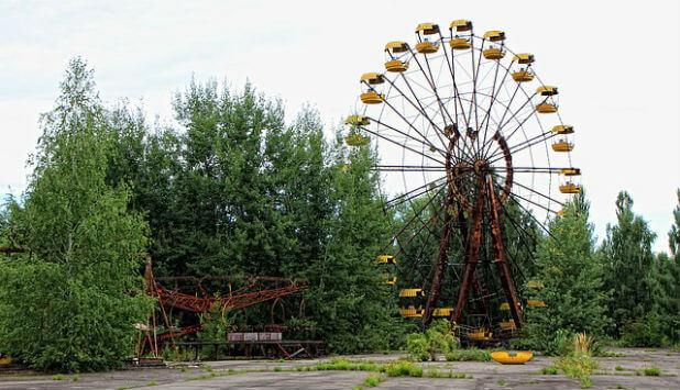 Noria del parque temático de Pripyat