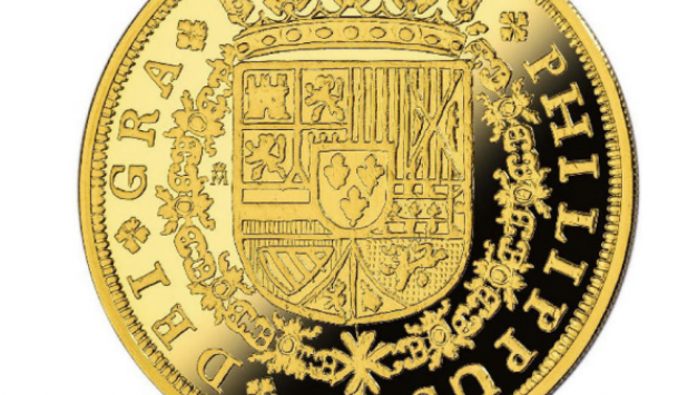 Fotografía de la Moneda de 8 escudos "150 años de desaparición de los escudos".