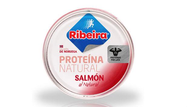 Proteína de salmón al natural Ribeira