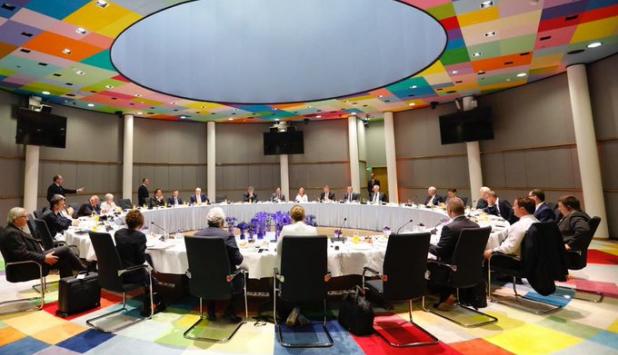 Desayuno del Consejo Europeo en Bruselas. / Preben Aamann