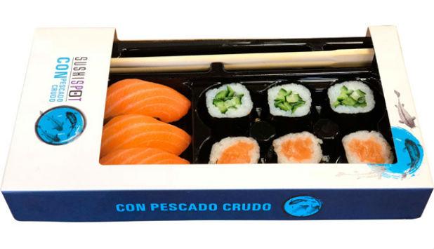 Bandeja de sushi de El Corte Inglés