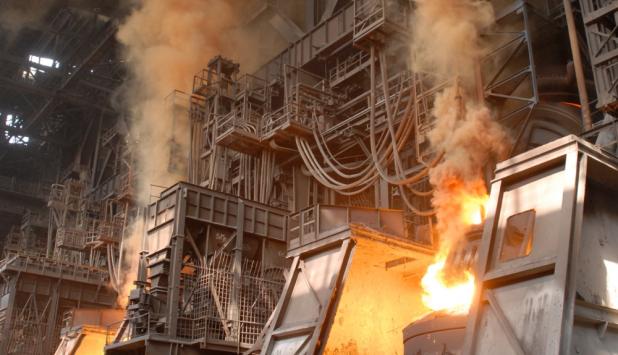 Fundición de Arcelor en Ucrania.