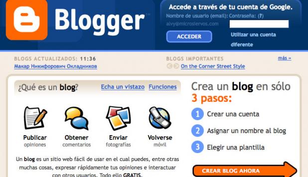 Blogger, una de las plataformas favoritas de los principiantes