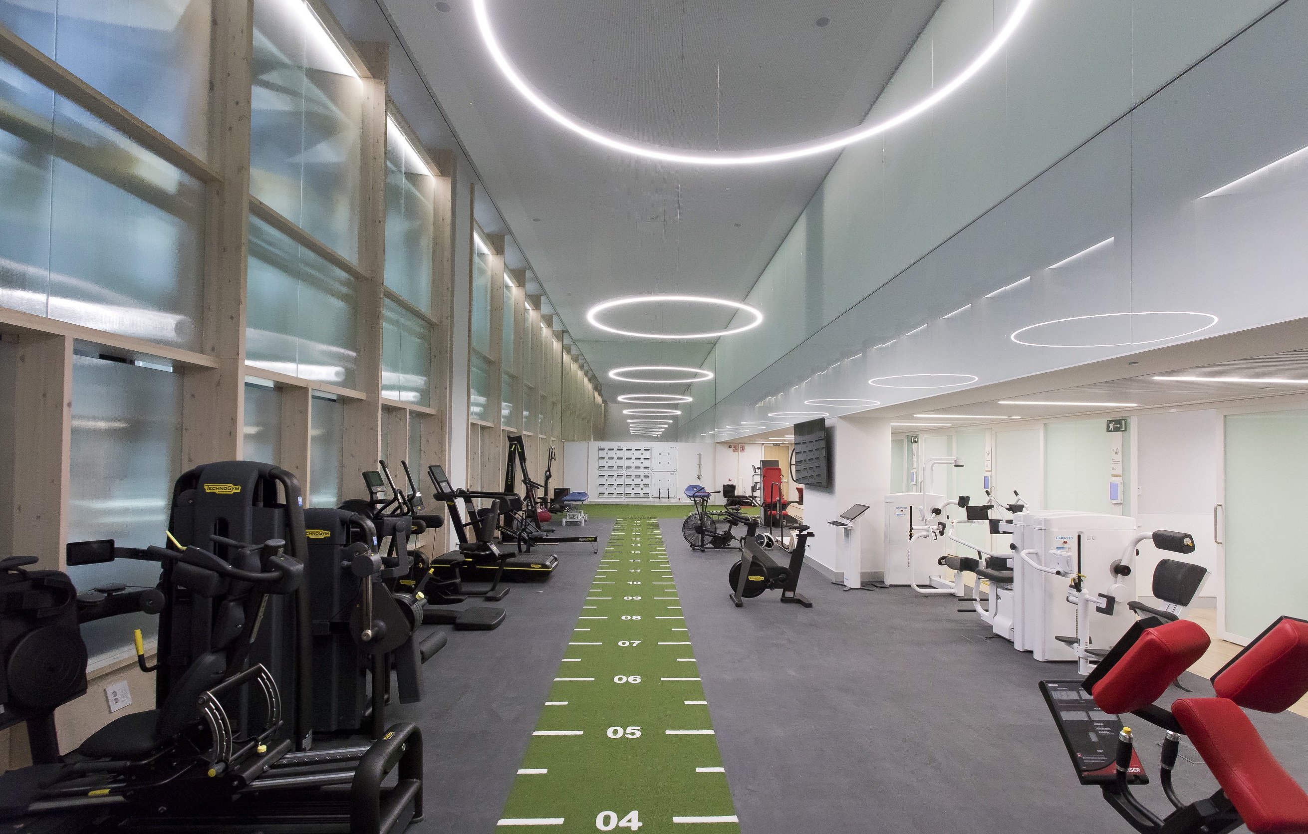 The equipment of the Sport Center has the most cutting-edge technological equipment.
